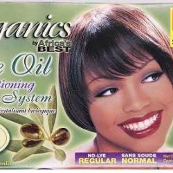 Organics by Africa's Best Olive Oil Conditioning No-Lye Relaxer System, Regular