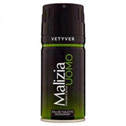Malizia Eau de Toilette Deodorant Vetyver Green